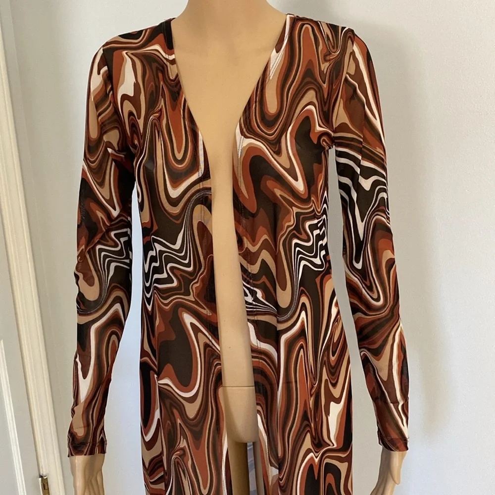 Sz M sheer cover up jacket! - Picture 2 of 6